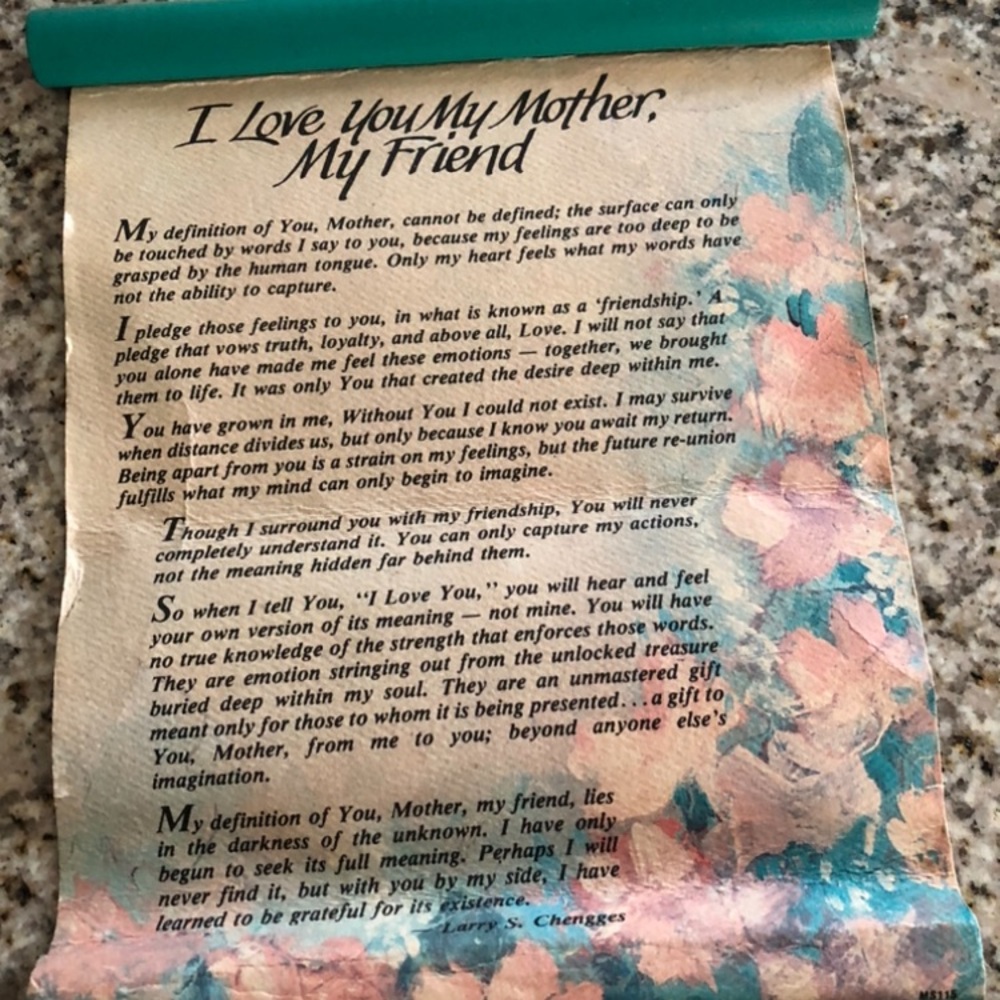 Mother Wall Decor with Floral Accents - Picture 2 of 3